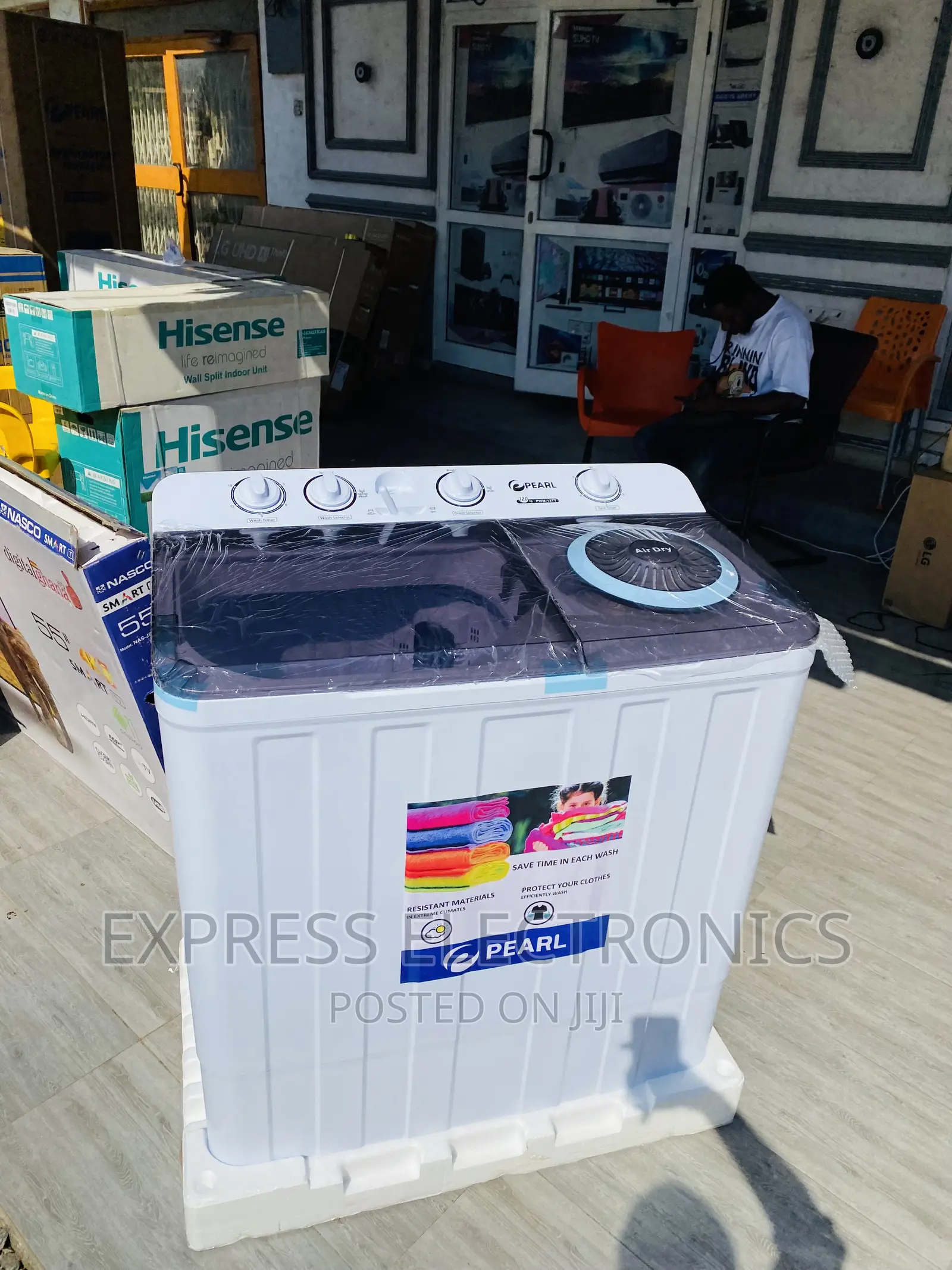 Washing Machine 12kg Topload Designed Twintub Wash and Spin