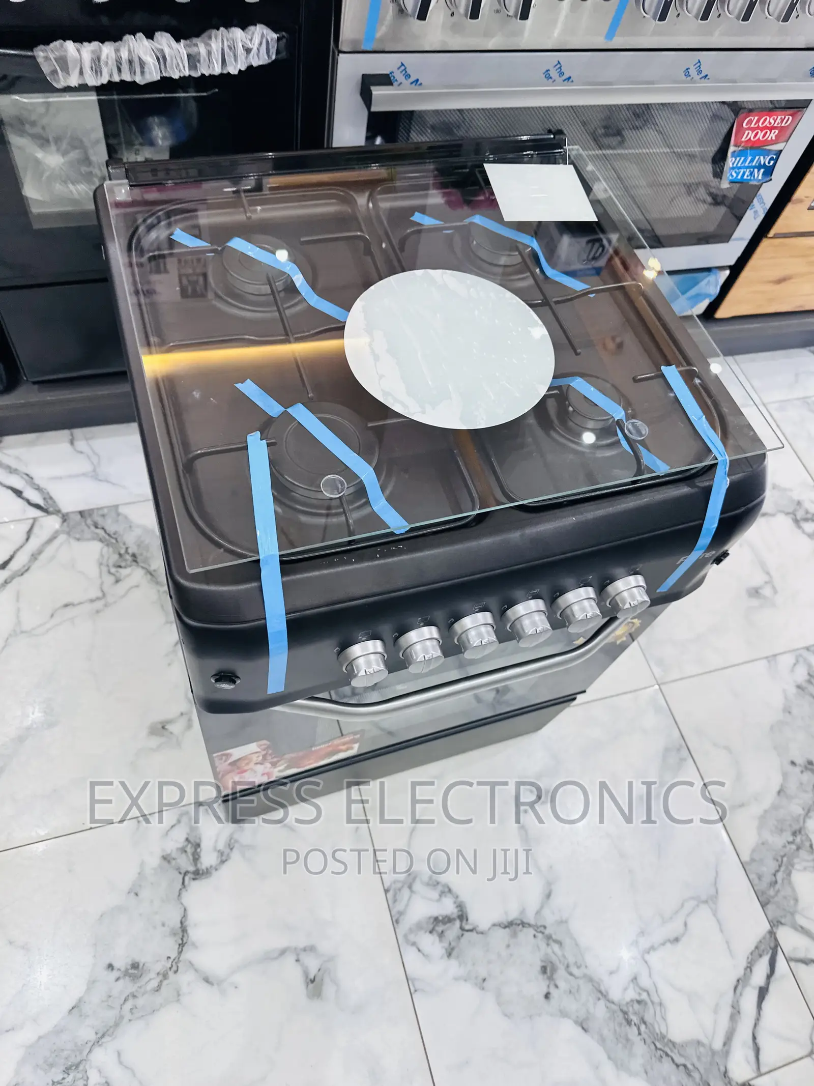 60/60 Gas Cooker Auto Ignition Stove 4burner 