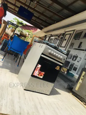 50-50 Gas Cooker Oven 4burner 