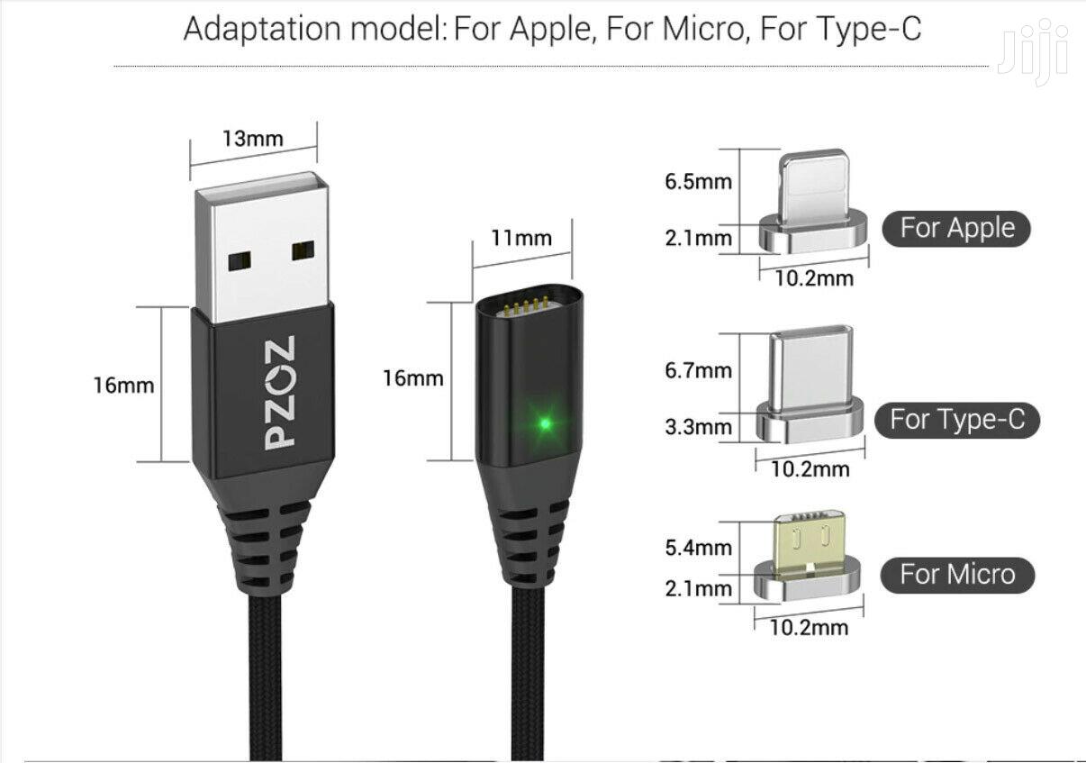 Magnetic Data Cable Usb Type C Charging for Ios and Android