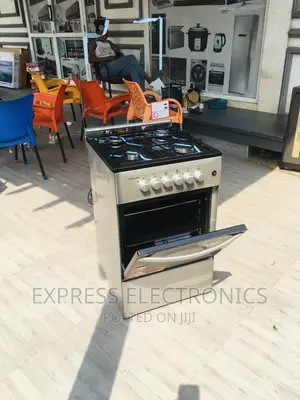 Multi Functional Gas Cooker 50-50 4burner Stove Sliver