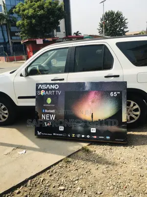 65 Inches Glossy Asano Smart LED UHD Electric Black Tv
