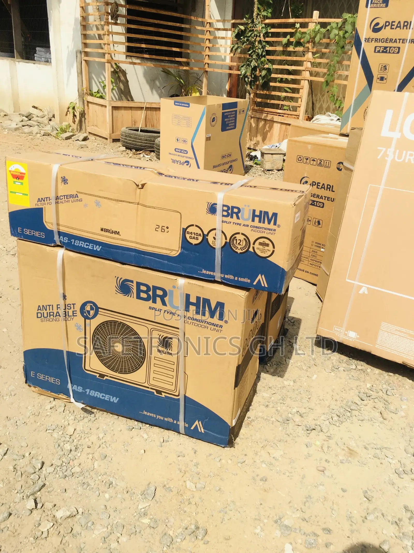 Bruhm Split Electric 1.5hp White R410 Gas Airconditioner
