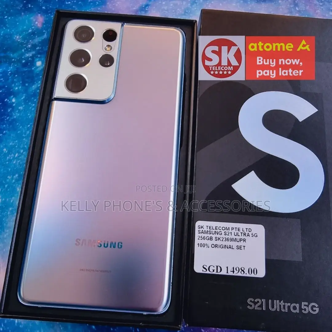New Samsung Galaxy S21 Ultra 5G 128 GB Silver