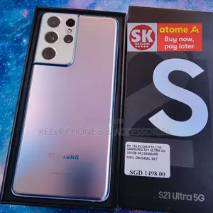 New Samsung Galaxy S21 Ultra 5G 128 GB Silver