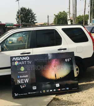 65 Inches Glossy LED Asano Black Electric Smart UHD Tv