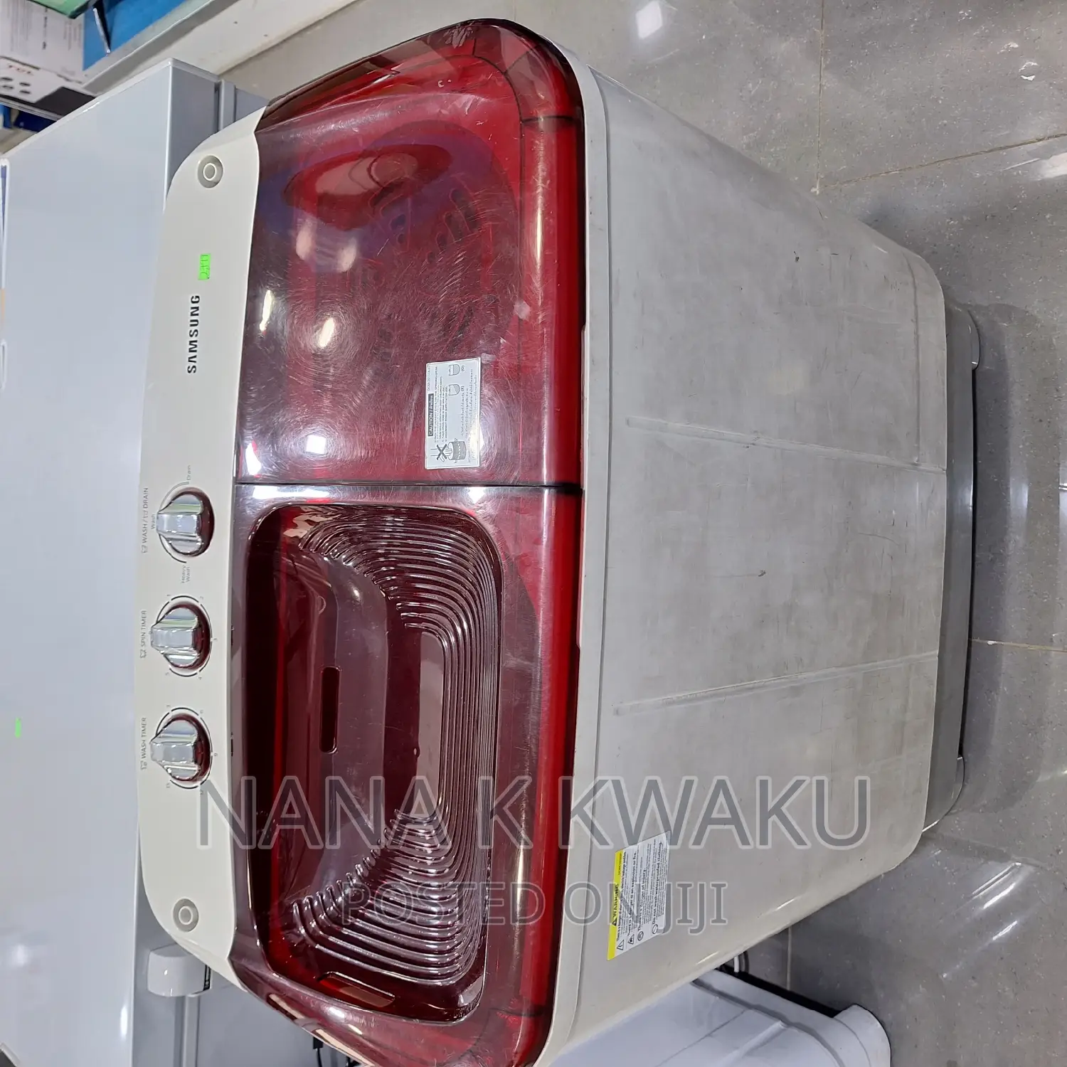 Semi Automatic Samsung 8kg Top Load Washing Machine