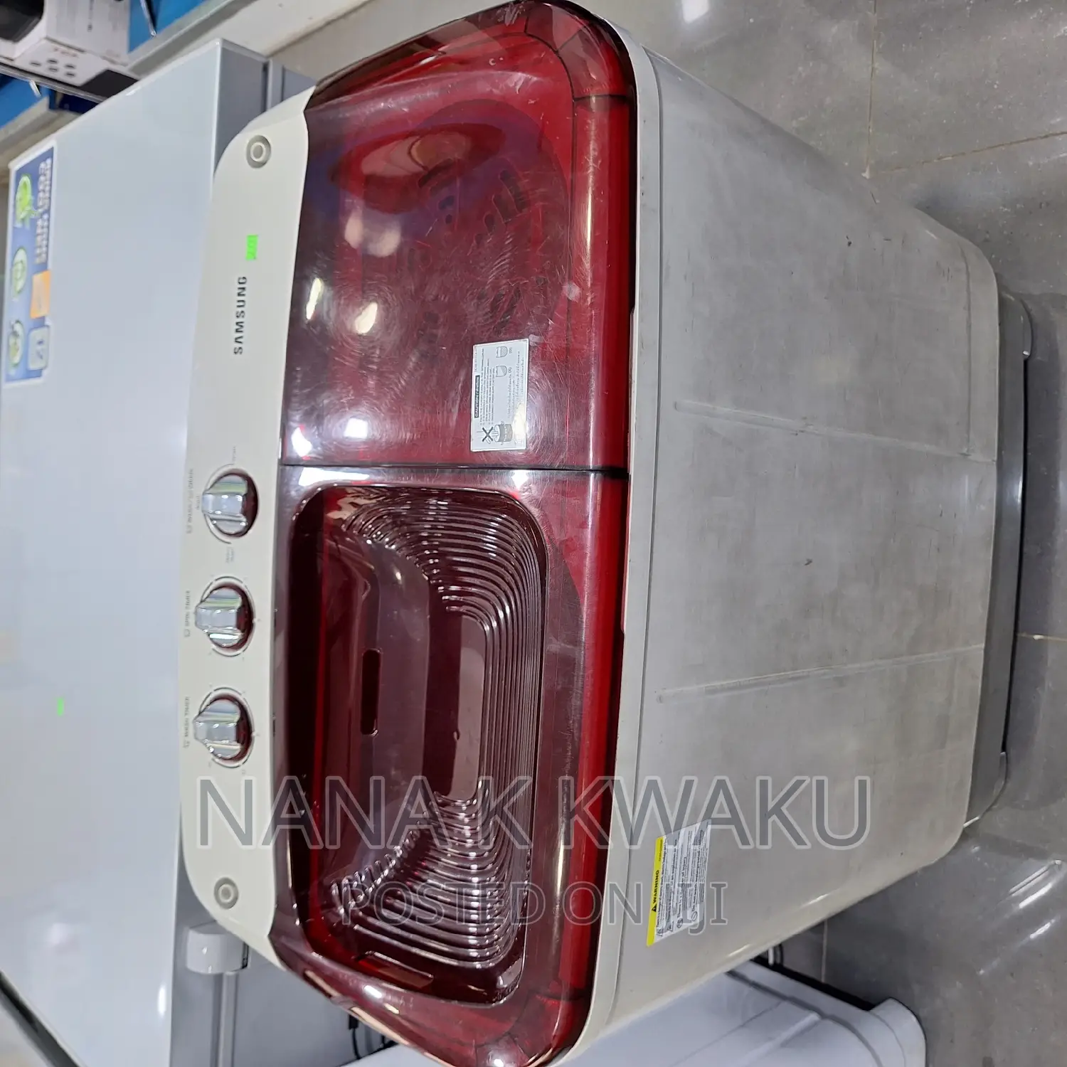 Semi Automatic Samsung 8kg Top Load Washing Machine