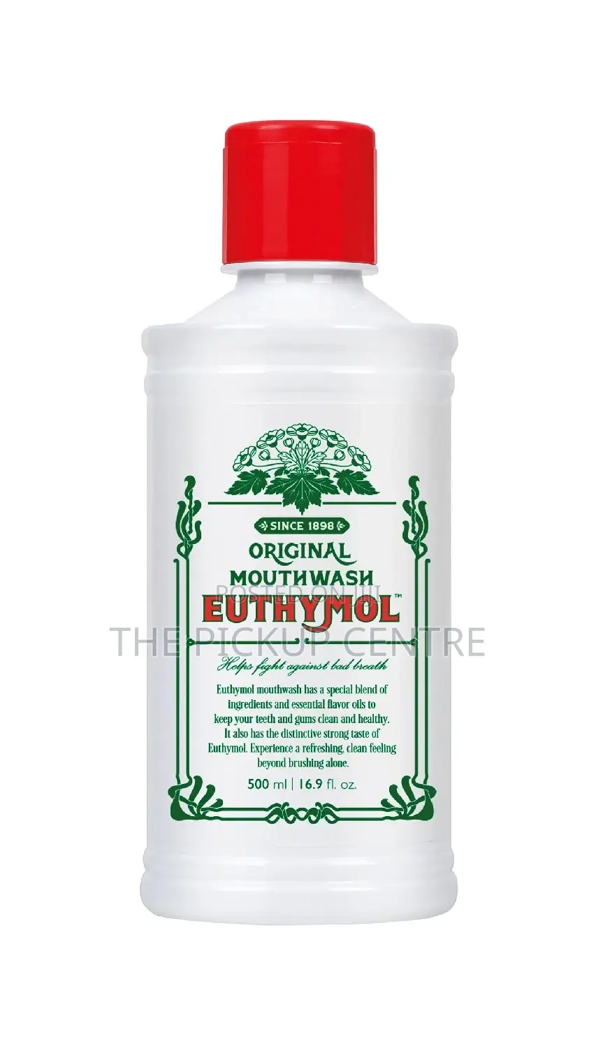 Euthymol Mouthwash Original 500ml Alcohol-Free