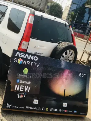 65 Inches Black Smart UHD Asano Glossy LED Electric Tv