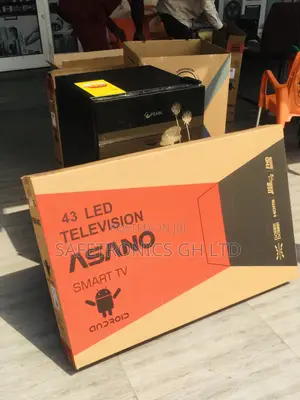 Asano Glossy LED Smart Black UHD 43 Inches Electric Tv