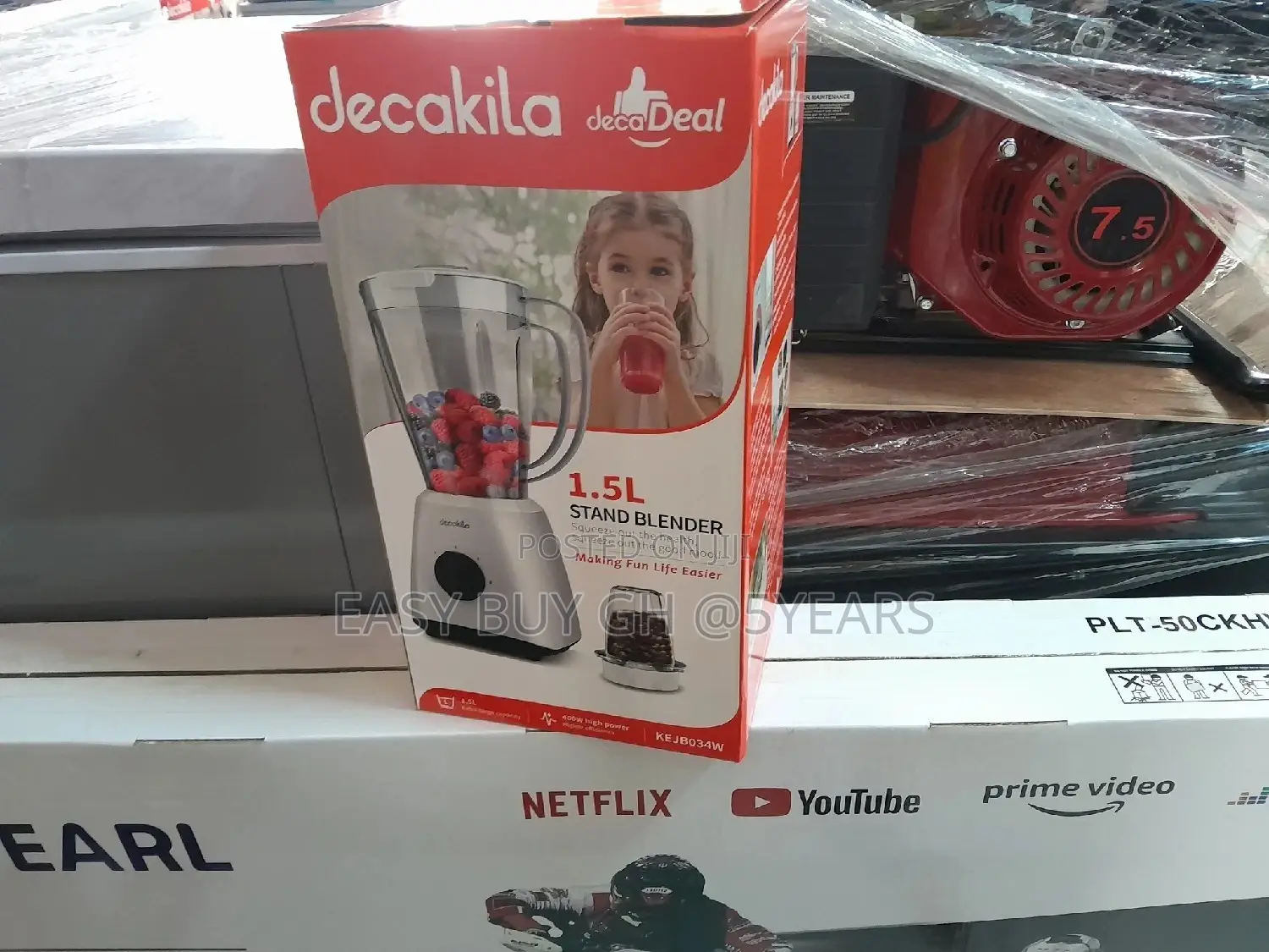 Fresh in Box 1.5l Blender Decakila