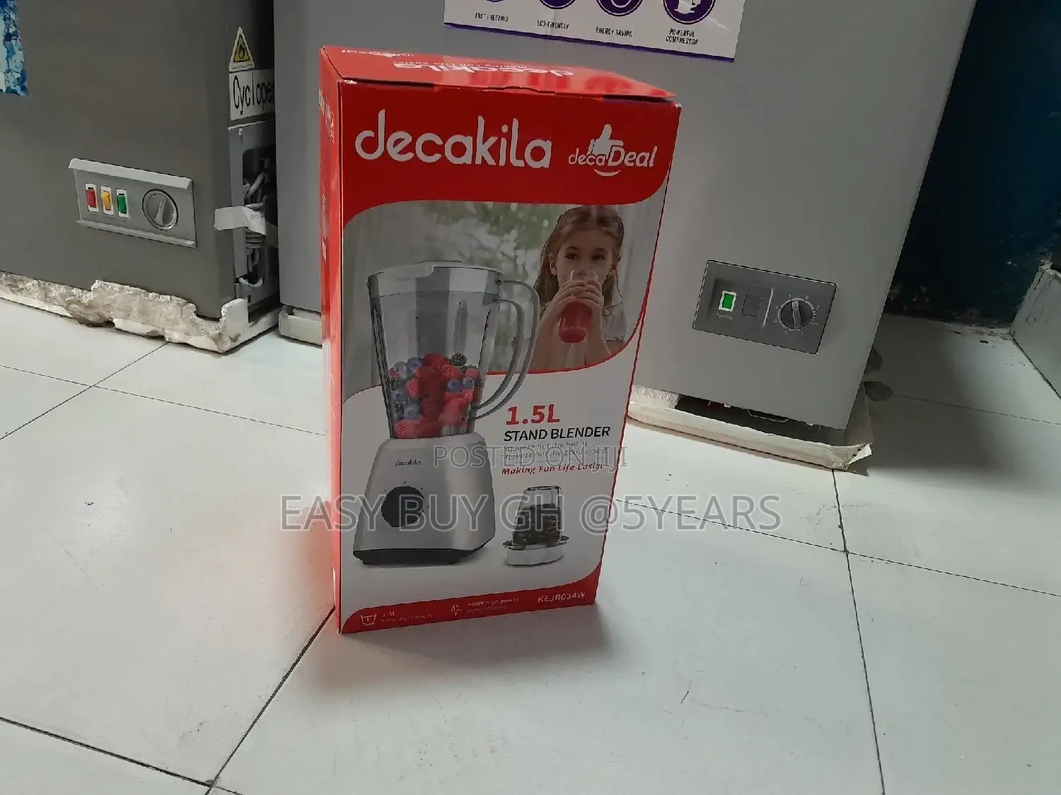 Stainless Steel Blade Decakila Blender 1.5l