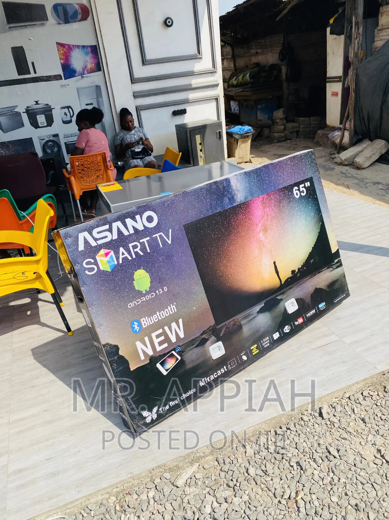 Shop Original Asano 65 Inch Uhd Smart Led Tv(Black).