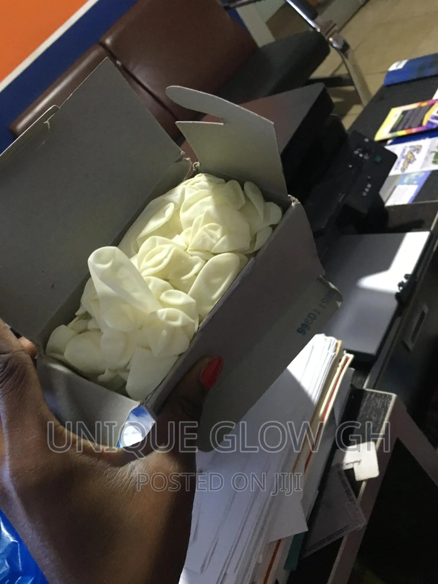 Nitrile Powder Free Gloves (Cream)