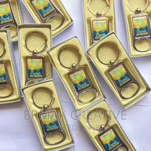 Metallic Doming Keyring