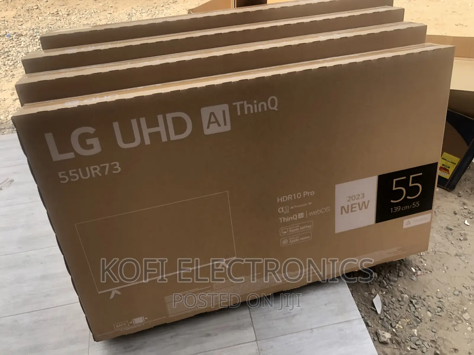 Home Entertainment Display Use LG 55" UHD Smart AI TV