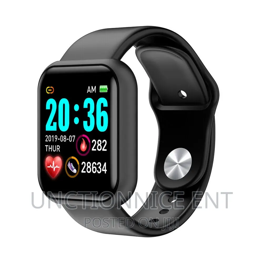 Smart Watch Step Heart Rate Compatible Ios / Android - Black