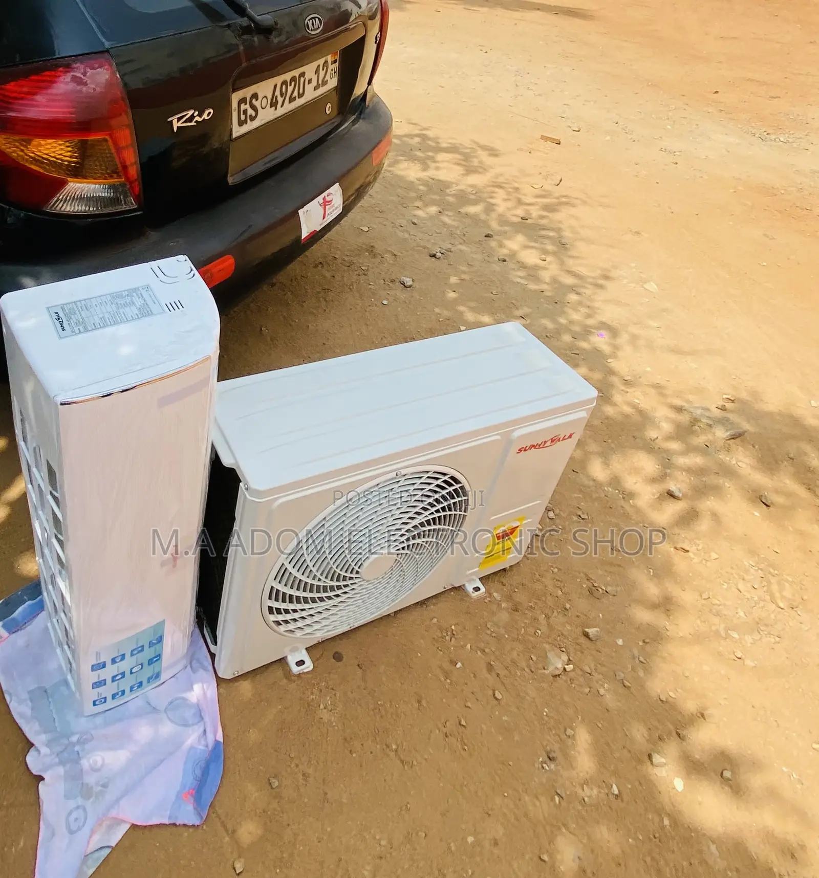 Authentic Sunnywalk 1.5hp Split Type Ac(White).