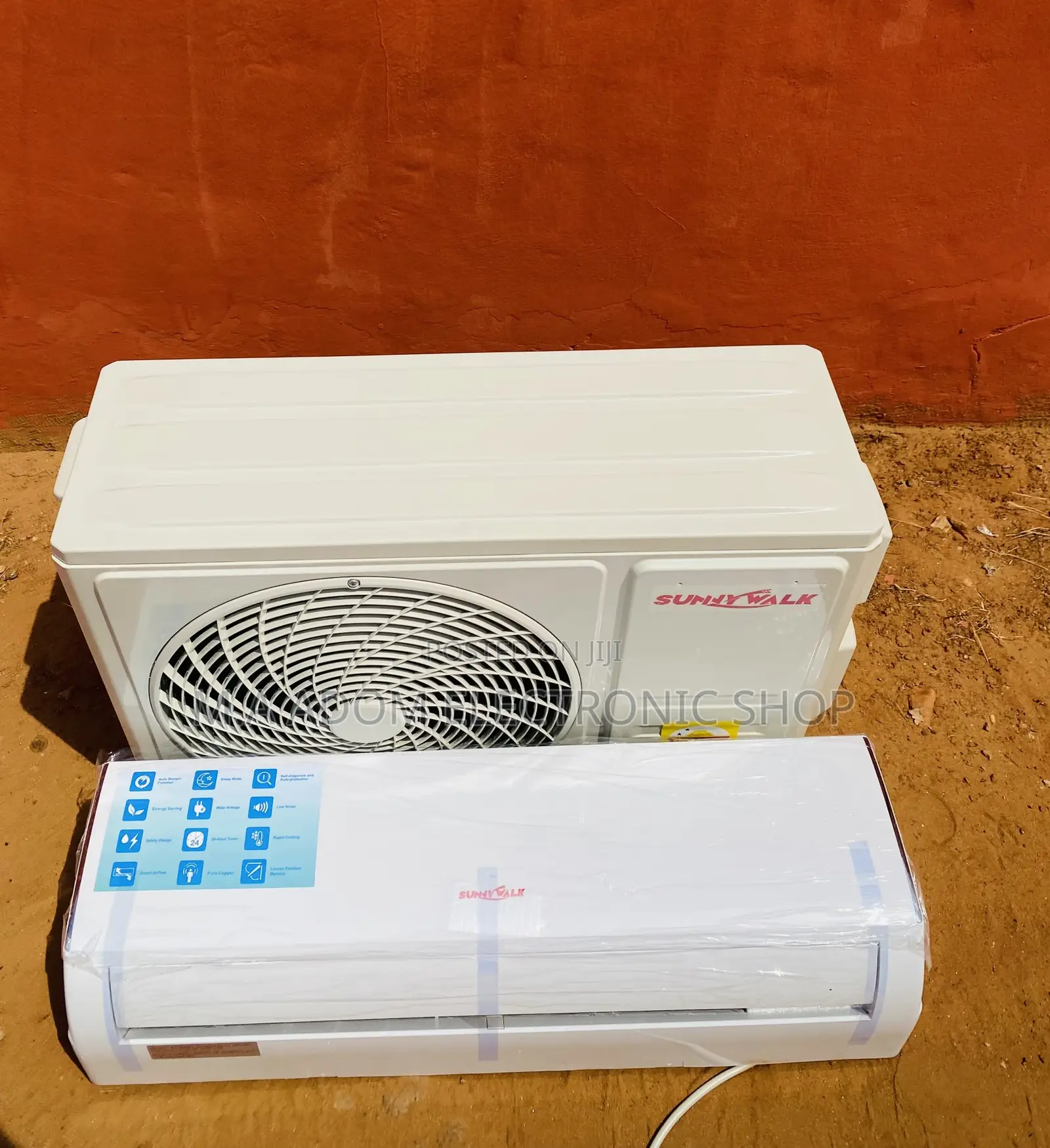 Extremely Cooling Sunnywalk 2.0hp Split Type Ac(White).