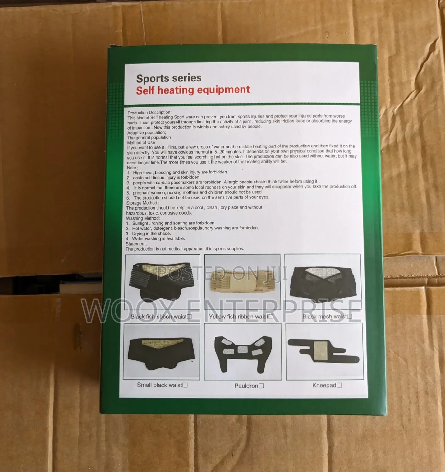 Medicated Self Heating Belt