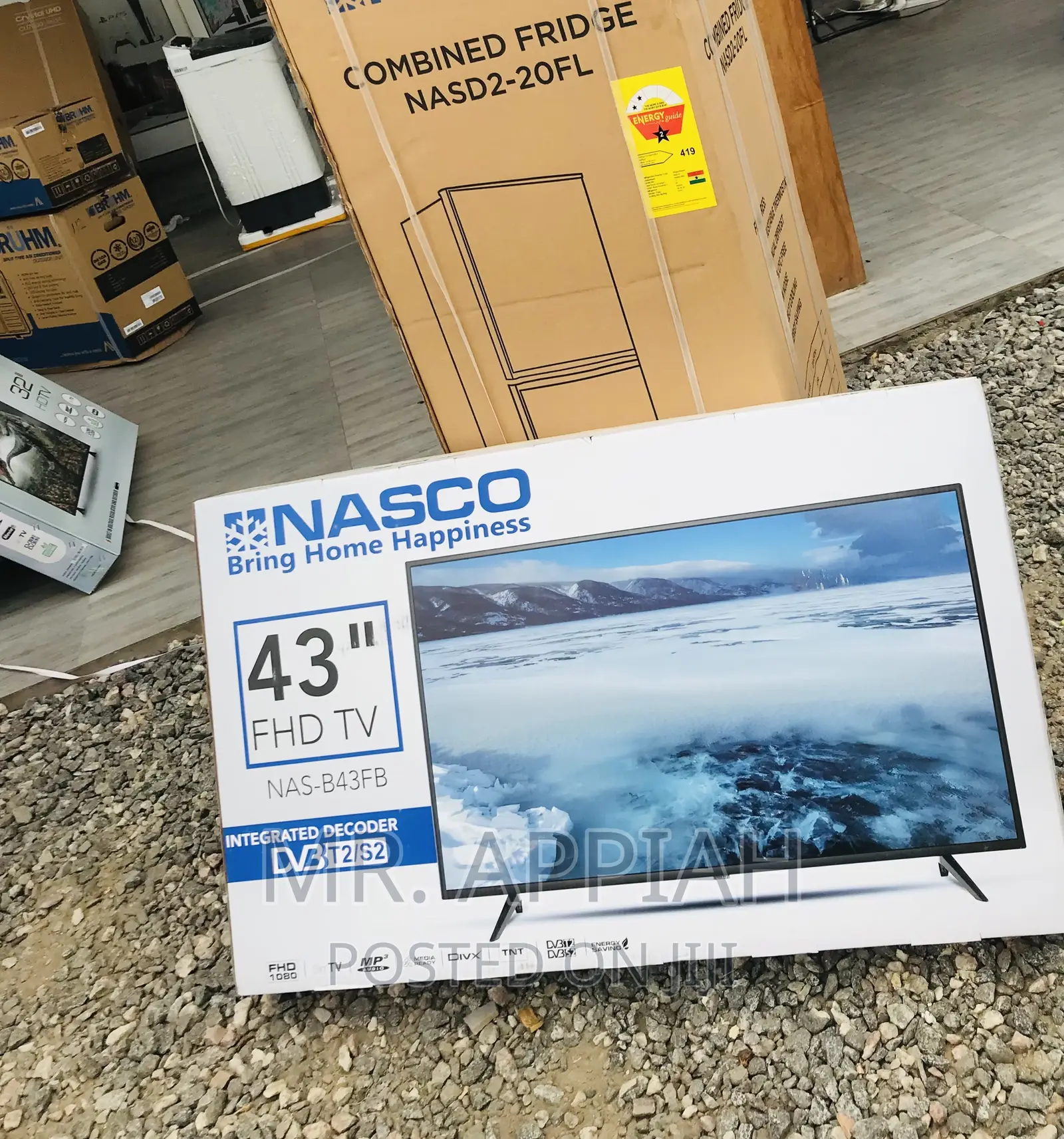 Classic Nasco 43 Inch Digital Satellite Electric LED Tv.