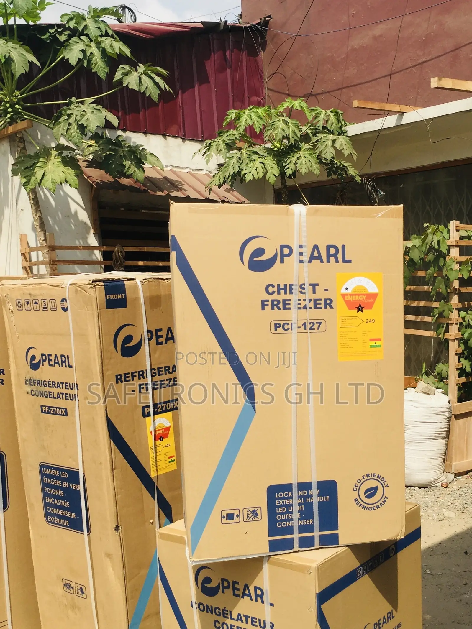 100 Liters Chestfreezer Pearl Singledoor Gray PCF-127