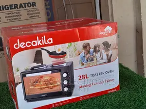 Decakila Durable Toaster Oven With Hoteplate and Grill 28lit