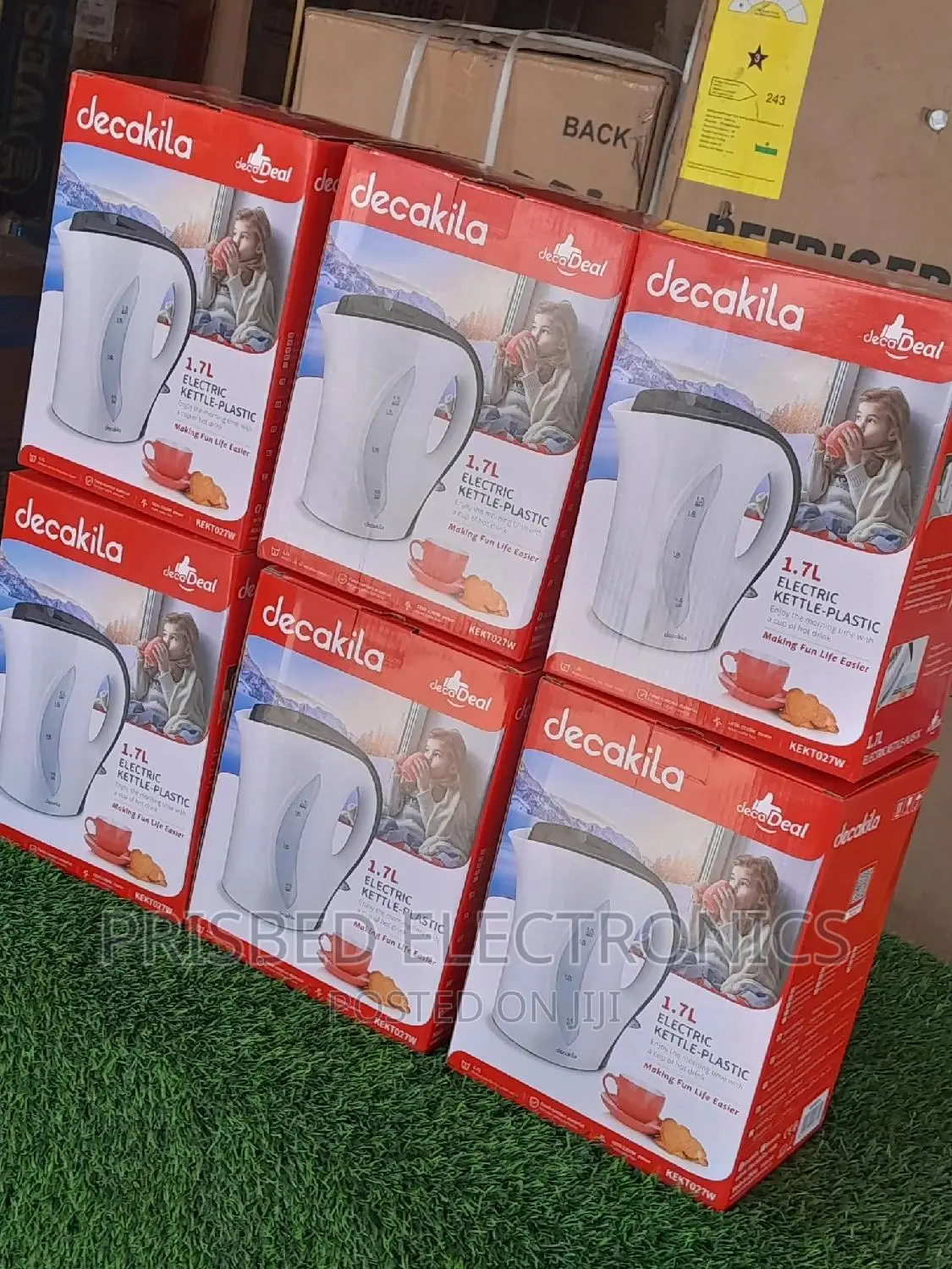 Decakila Durable Electric Kettle 1.7 Litres