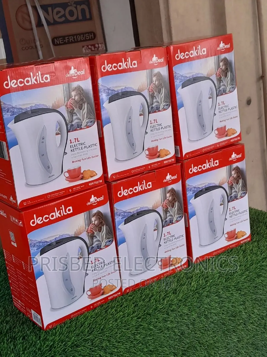 Decakila Durable Electric Kettle 1.7 Litres