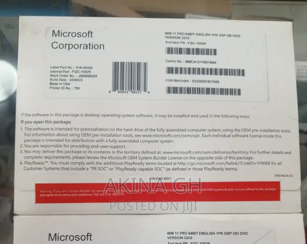 Windows 11 Pro 64BIT CD With License Key