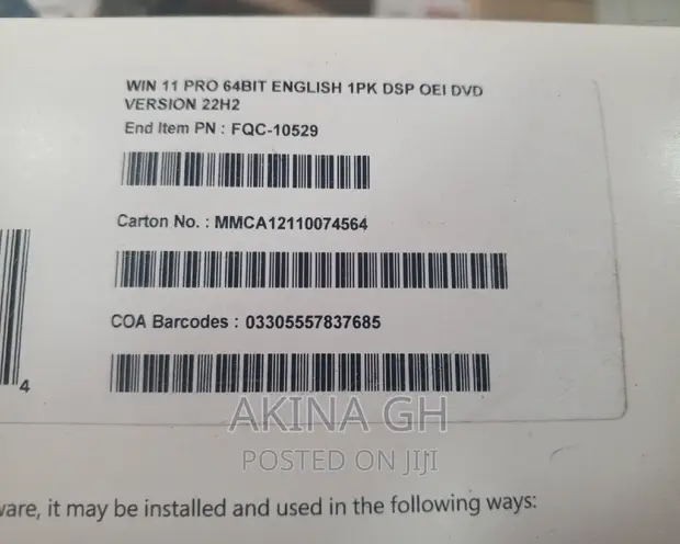 Windows 11 Pro 64BIT CD With License Key 2