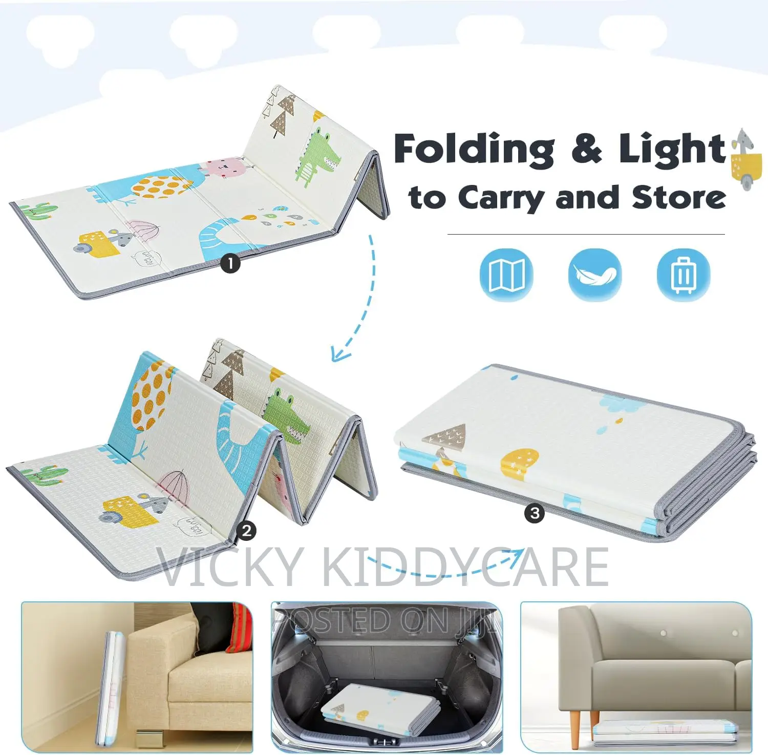 Foldable Foamy Kids Play Mat