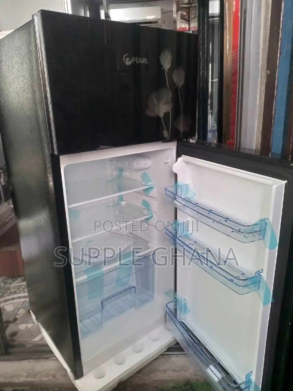 Pearl Refrigerator Double Door Fridge Pearl