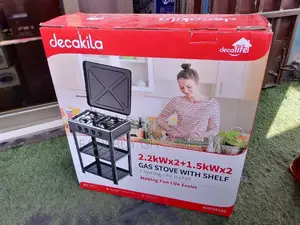 Decakila Gas Stove With Shelf Affordable