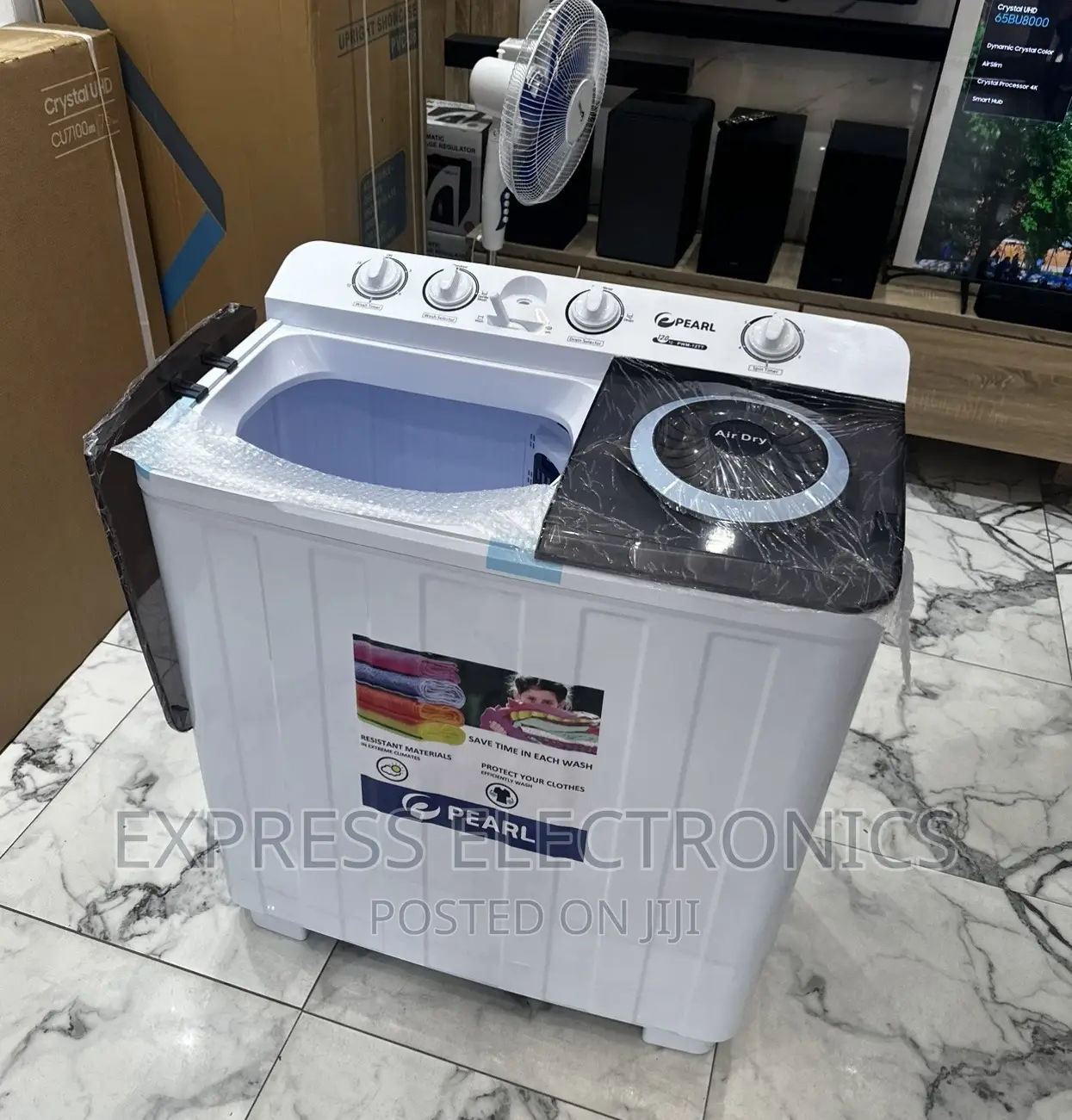 7kg Pulsator Washing Machine Pearl White 