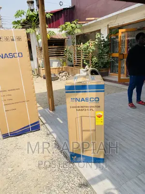 Brand New Nasco F2-13fl Double Door Refrigerator.