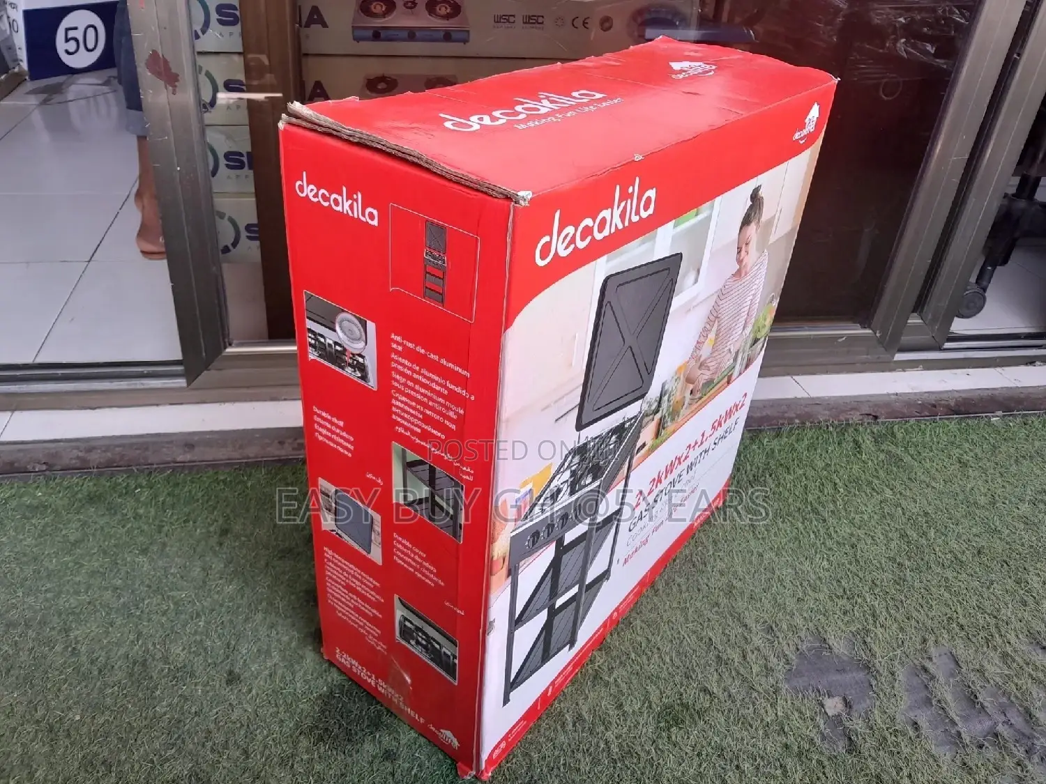 Brand New Decakila Gas Stove With Shelf 4 Stove