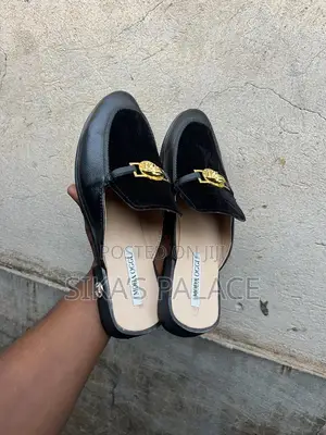 Black Versace Half Shoe