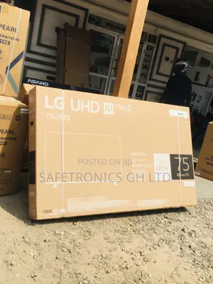 UHD LED Glossy 75 Inches LG UR78 Smart Electric Black Tv