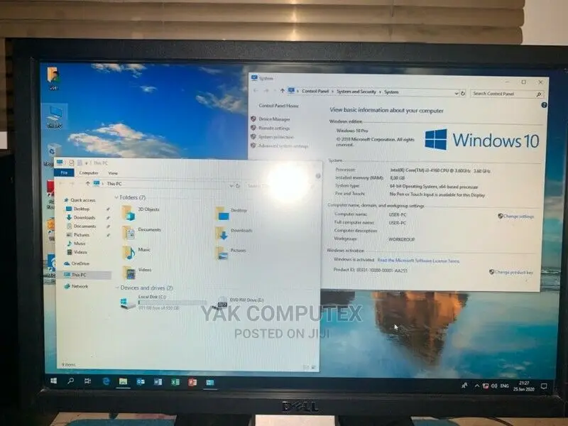 Desktop Computer Dell 4GB Intel Core i5 HDD 500GB