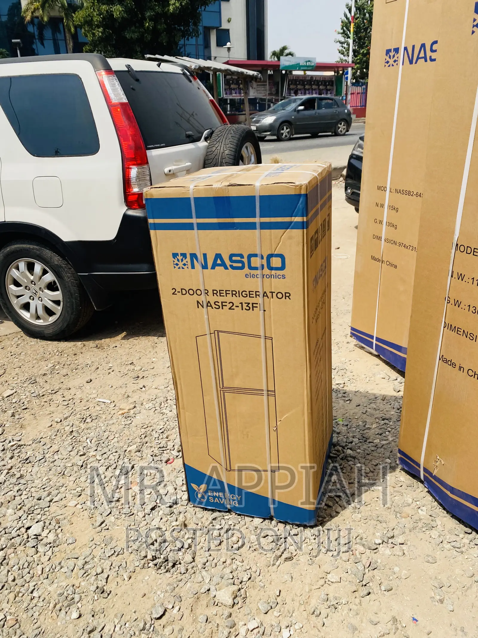 Authentic Nasco F2-13fl Double Door Refrigerator.