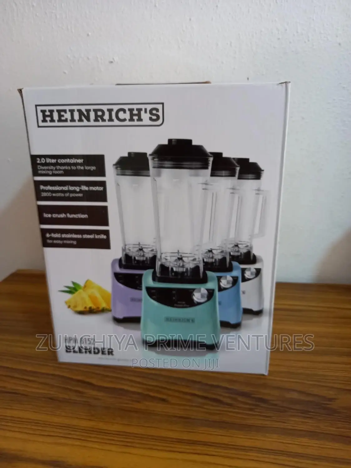 Heinrich Plastic 2.L Cup Blender 2800w From Germany