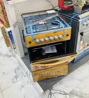 Shop Quality Volcano 4 Gas Burner With Oven(Wooden).