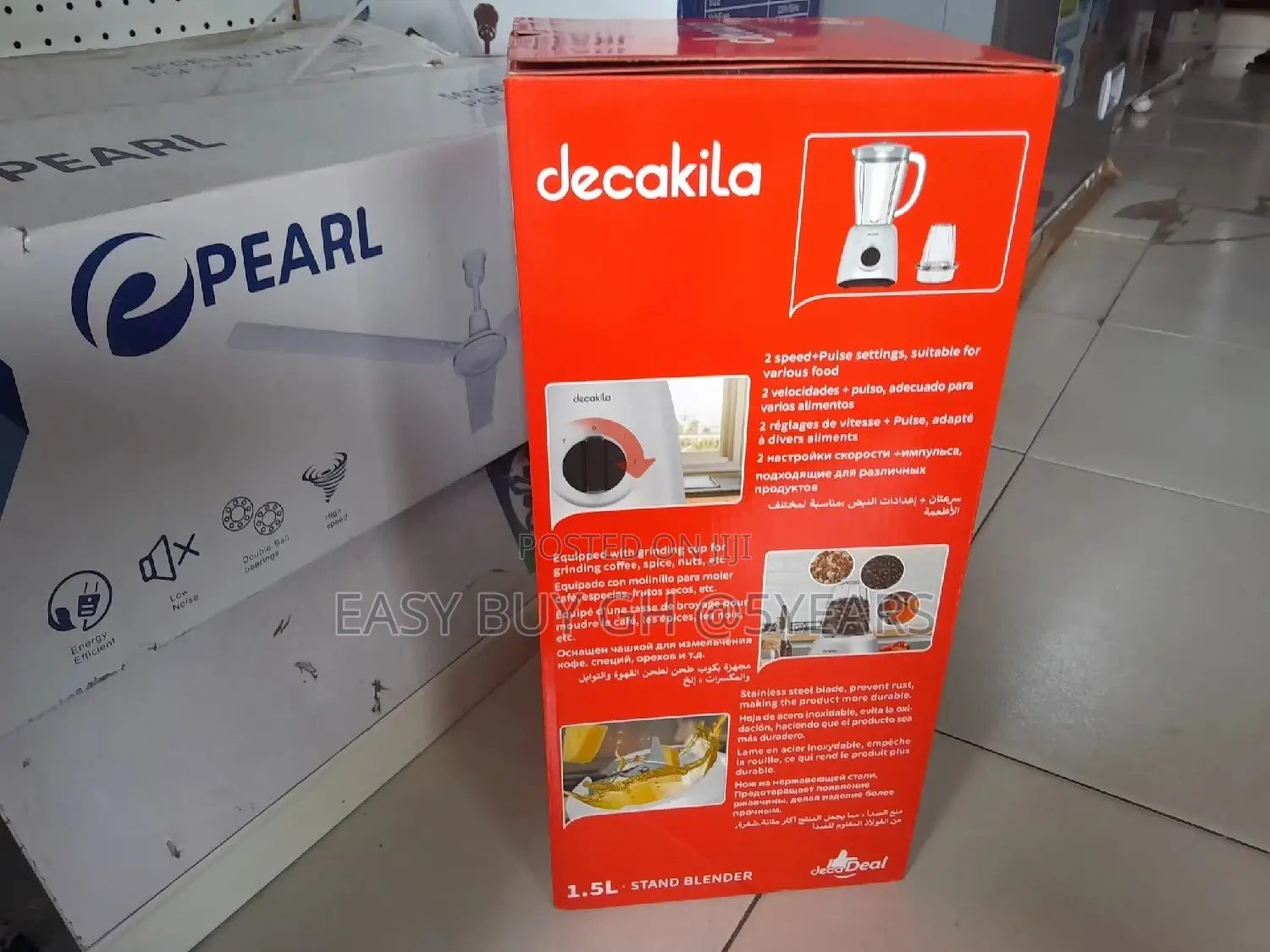 Quality and Affordable 1.5l Stand Blender Decakila