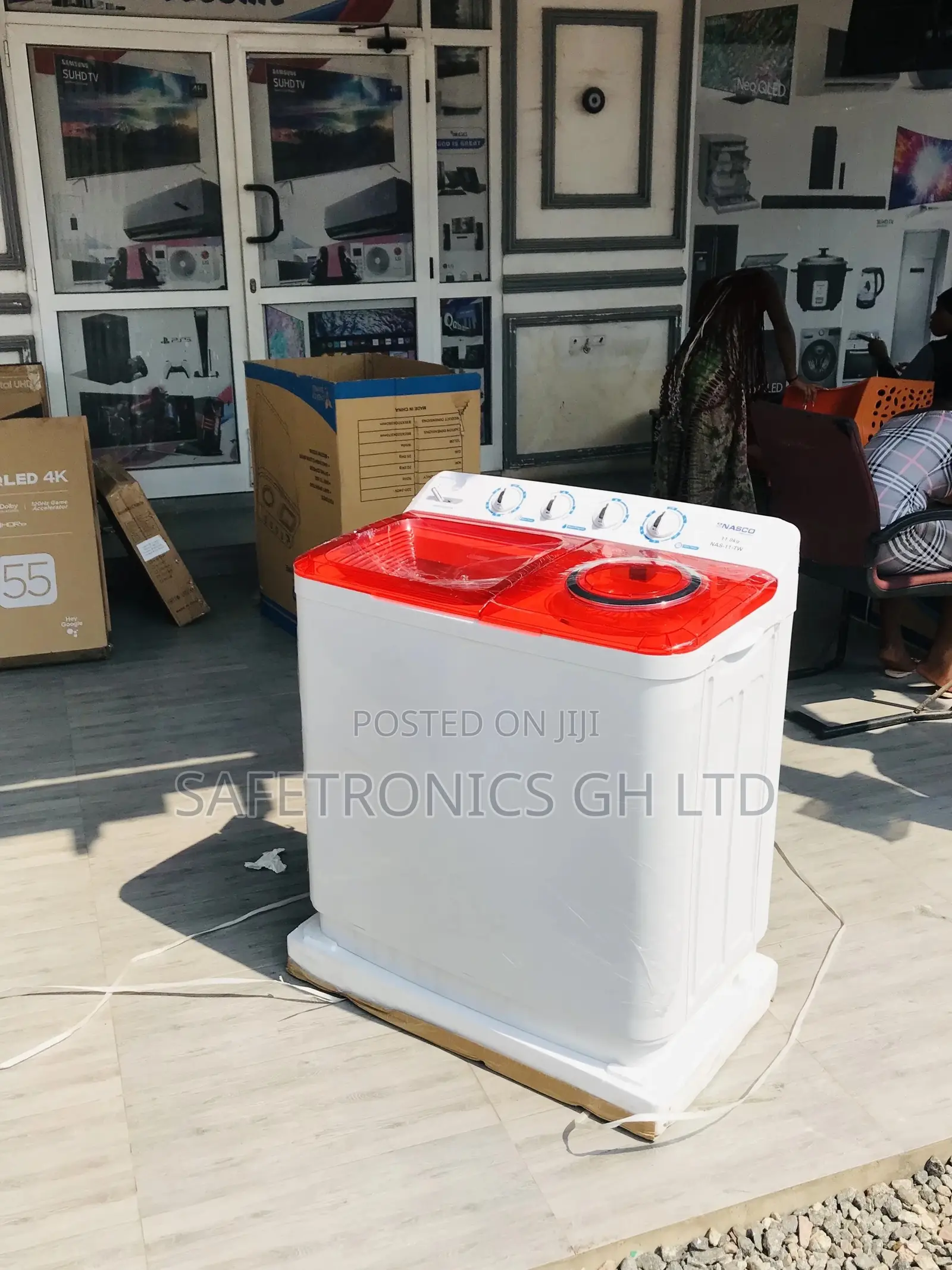 Nasco Twintub 11kg Washingmachine Topload Semiautomatic