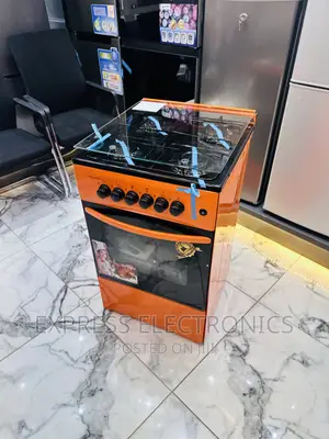 Orange Gas Cooker Oven Grill 50/50 4burner Best Sale