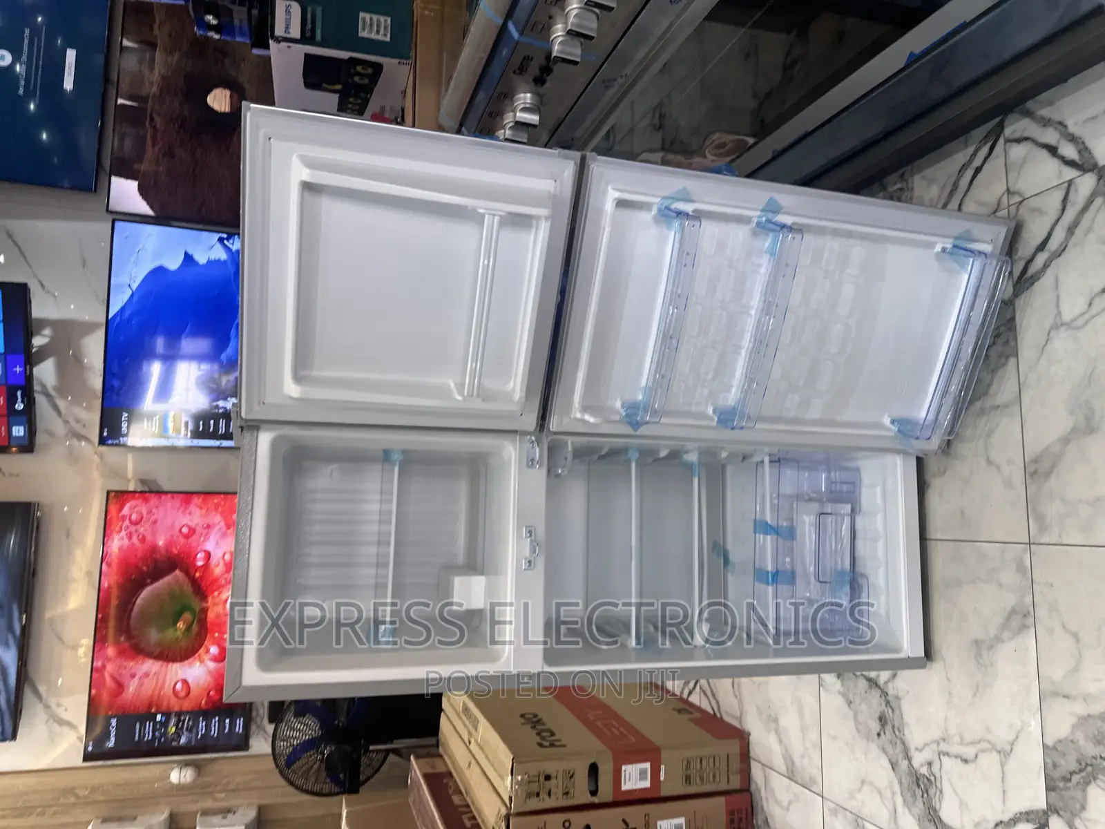 22TM Double Door Fridge 