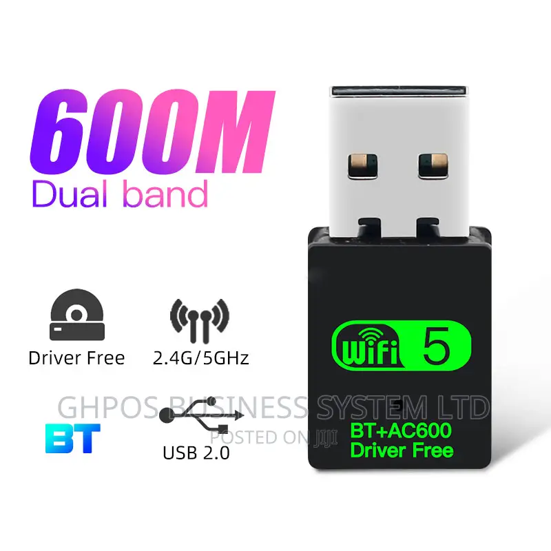 Ubero 5g Wifi And Bluetooth Usb Adapter