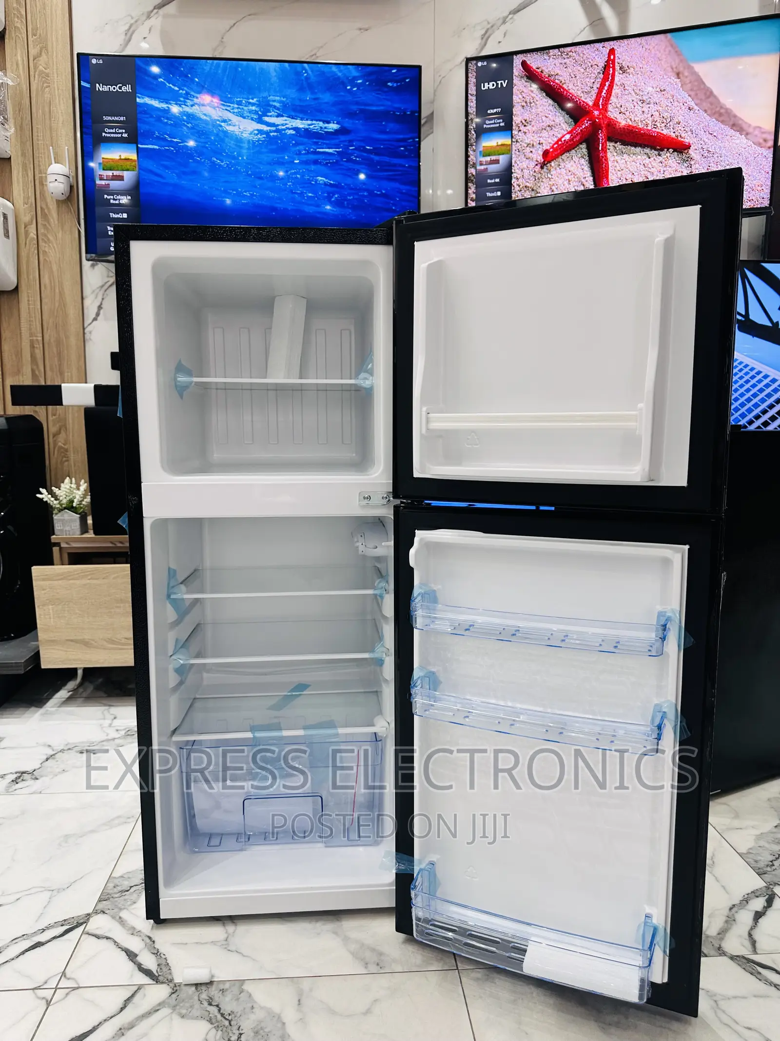 Zealous Sleek New Pf217t-2b Double Door Fridge